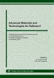 Advanced Materials and Technologies for... - Bild 1
