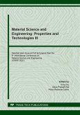 Material Science and Engineering: Properties and Technologies III (eBook, PDF)