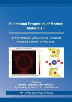 Cover Functional Properties of Modern Materials II (eBook, PDF)