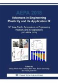 Advances in Engineering Plasticity and its Application IX (eBook, PDF)