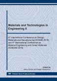 Materials and Technologies in Engineering II (eBook, PDF)