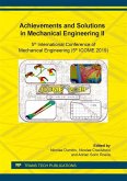 Achievements and Solutions in Mechanical Engineering II (eBook, PDF)
