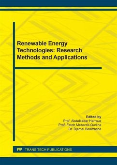 Renewable Energy Technologies: Research Methods and Applications (eBook, PDF)