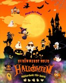 Skrämmande rolig Halloween   Målarbok för barn   Bedårande skräckscener för att njuta av Halloween