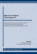 Materials for Modern Technologies VII... - Bild 1