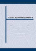 European Powder Diffraction EPDIC 7 (eBook, PDF)