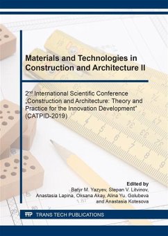 Materials and Technologies in Construction and Architecture II (eBook, PDF) Cover Materials and Technologies in Construction and Architecture II (eBook, PDF)