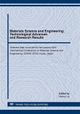 Materials Science and Engineering: Technological Advances and Research Results (eBook, PDF)