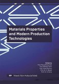 Materials Properties and Modern Production Technologies (eBook, PDF)