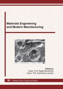 Cover Materials Engineering and Modern Manufacturing (eBook, PDF)