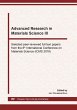 Advanced Research in Materials Science... - Bild 1