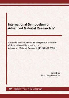 Cover International Symposium on Advanced Material Research IV (eBook, PDF)