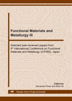 Cover Functional Materials and Metallurgy III (eBook, PDF)