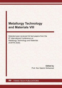 Metallurgy Technology and Materials VIII (eBook, PDF)