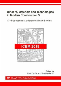 Cover Binders, Materials and Technologies in Modern Construction V (eBook, PDF)