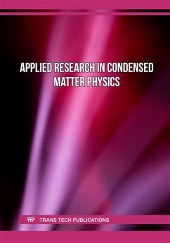 Cover Applied Research in Condensed Matter Physics (eBook, PDF)