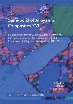 Cover Semi-Solid of Alloys and Composites XVI (eBook, PDF)