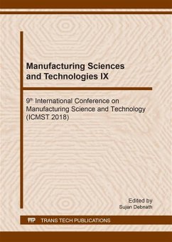 Cover Manufacturing Sciences and Technologies IX (eBook, PDF)