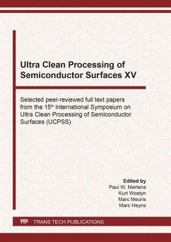 Cover Ultra Clean Processing of Semiconductor Surfaces XV (eBook, PDF)