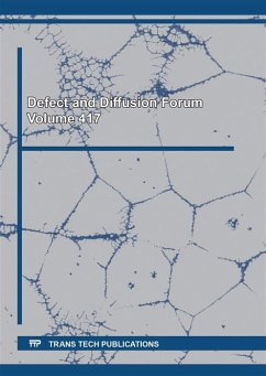 Cover Defect and Diffusion Forum Vol. 417 (eBook, PDF)