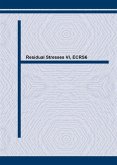 Residual Stresses VI, ECRS6 (eBook, PDF)