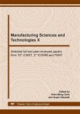 Manufacturing Sciences and Technologies X (eBook, PDF)