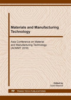 Materials and Manufacturing Technology (eBook, PDF) Cover Materials and Manufacturing Technology (eBook, PDF)
