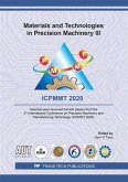 Materials and Technologies in Precision Machinery III (eBook, PDF)