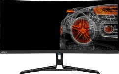 Lenovo Legion Y34wz-30 86 cm (34 Zoll) Monitor (UW-QHD (3440 x 1440 Pixel), 1ms Reaktionszeit)