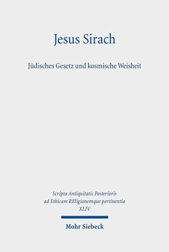 Jesus Sirach, Jüdisches Gesetz und kosmische Weisheit (eBook, PDF)