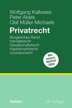 Privatrecht - Kallwass, Wolfgang;Abels, Peter;Müller-Michaels, Olaf