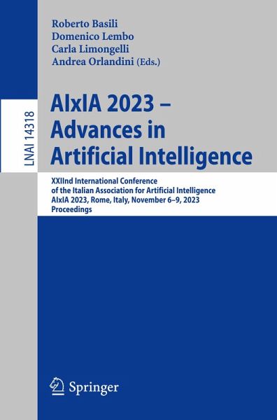 AIxIA 2023 - Advances in Artificial Intelligence AIxIA 2023 - Advances in Artificial Intelligence