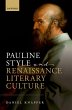 Pauline Style and Renaissance Literary... - Bild 1