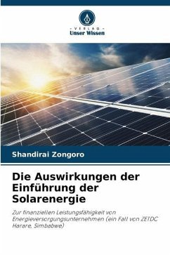 Die Auswirkungen der Einführung der Solarenergie - Zongoro, Shandirai