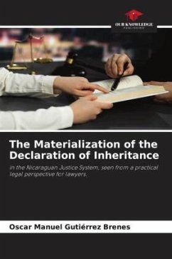 The Materialization of the Declaration of Inheritance - Gutiérrez Brenes, Oscar Manuel