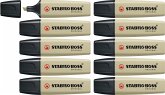 Textmarker - STABILO BOSS ORIGINAL NatureCOLORS - 10er Pack - schlammgrün Textmarker - STABILO BOSS ORIGINAL NatureCOLORS - 10er Pack - schlammgrün