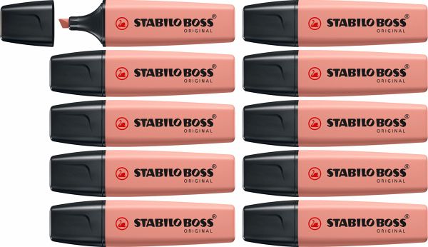 Textmarker - STABILO BOSS ORIGINAL NatureCOLORS - 10er Pack - siena Textmarker - STABILO BOSS ORIGINAL NatureCOLORS - 10er Pack - siena