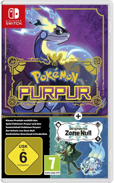 Nintendo Switch Pokémon Purpur + Der Schatz von Zone Null (Erweiterung)