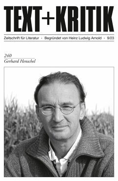 TEXT + KRITIK 240 - Gerhard Henschel (eBook, ePUB)