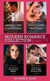 Modern Romance October 2023 Books 1-4: Christmas Baby with Her Ultra-Rich Boss / Twelve Nights in the Prince's Bed / Contracted as the Italian's Bride / His Assistant's New York Awakening (eBook, ePUB)