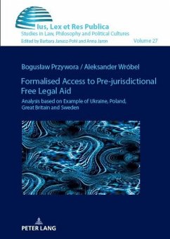 Formalised Access to Pre-jurisdictional Free Legal Aid. - Przywora, Boguslaw;Wróbel, Aleksander