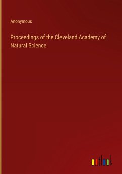 Proceedings of the Cleveland Academy of Natural Science - Anonymous