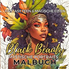 Malbuch für Erwachsene Feen und Elfen Fantasy Black Beauty Entspannung Anti-Stress Malen - Kidd, Tarris