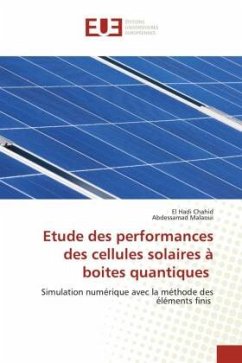 Etude des performances des cellules solaires à boites quantiques - Chahid, El Hadi;Malaoui, Abdessamad