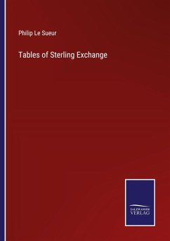 Cover Tables of Sterling Exchange