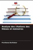 Analyse des citations des thèses et mémoires