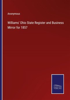 Cover Williams' Ohio State Register and Business Mirror for 1857