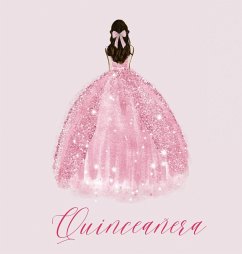 Quinceanera Guest Book with pink dress (hardback) - Bell, Lulu And