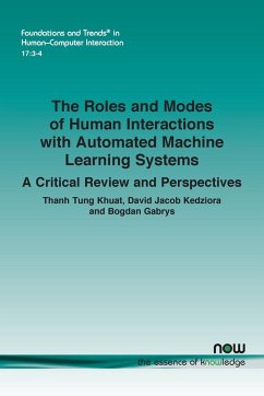 The Roles and Modes of Human Interactions with Automated Machine Learning Systems