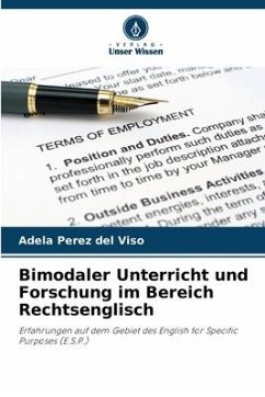 Bimodaler Unterricht und Forschung im Bereich Rechtsenglisch - Perez del Viso, Adela
